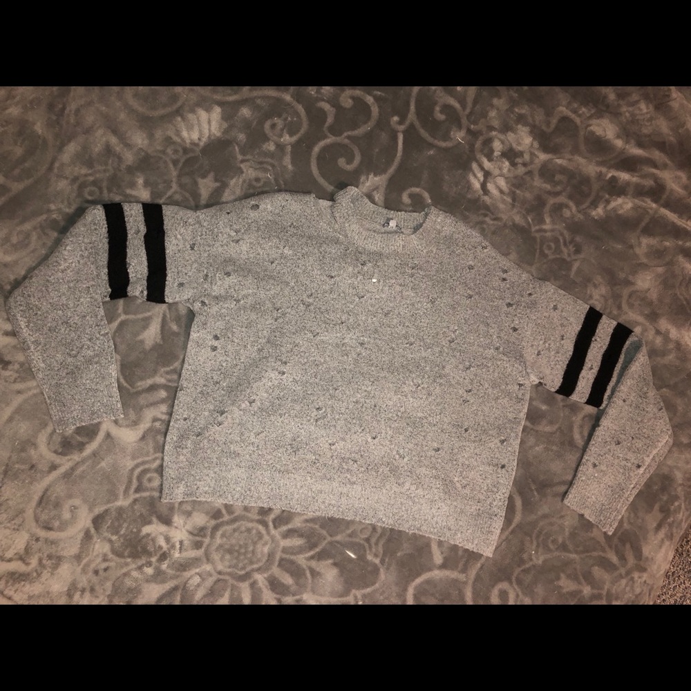 Distressed sweater